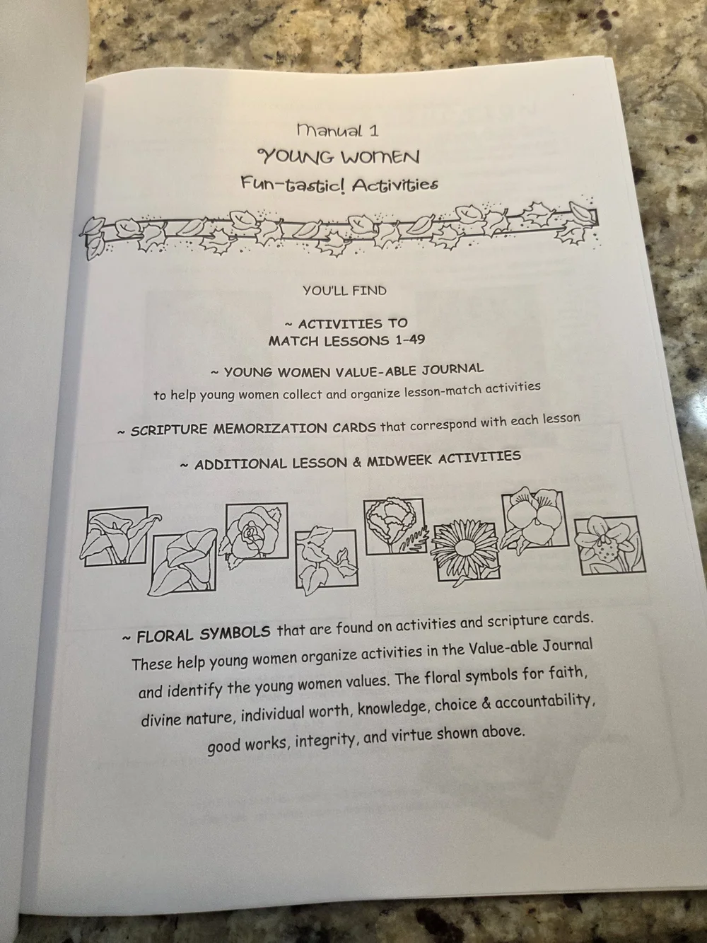 YOUNG WOMEN FUN-TASTIC! ACTIVITIES: Lesson Lifesavers For Manual 1 Mormon School